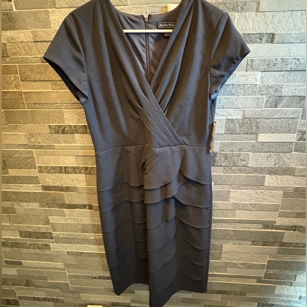 Jessica Howard Navy Midi Dress